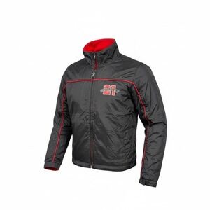 Southpole Vintage Reversible Jacket Boys Youth Size M Black Red 21 Puffer Fleece